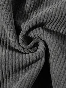 Men's Summer 3/4 Length Corduroy Casual Streetwear Shorts - 淺灰色 - 查看 3