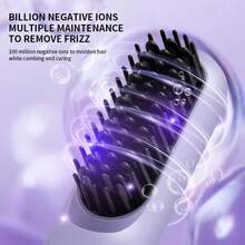 RAF 数字温度液晶显示便携式负离子电动直发梳，多功能直发卷发造型工具，适合户外旅行、居家使用和学生宿舍，是送给女孩的绝佳礼物。