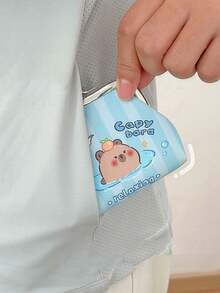 1pc Fashion Creative Capybara Design Coin Purse, Cute Capybara Coin Wallet Mini Pouch - View 9