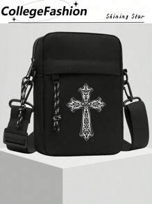 Cross Element Small Messenger Bag Shoulder Mini Small Shoulder Bag Messenger Small Backpack Messenger Bag Multifunctional Waterproof Suitable For School Outdoor Fashion Men's Gift Men's Bag Back To School Student School Supplies Autumn Halloween Teacher Shoulder Bag Side Bag Summer Travel Men's Shoulder Bag Messenger Bag Side Bag Messenger Bag Men's Bag Cylindrical Bag Christmas Sling Bag Purse Essentials