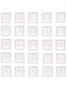 8 件婴儿淋浴气球盒、装饰气球收纳盒、1 件 DIY 字母盒、生日派对装饰礼品盒、婴儿淋浴派对装饰气球盒、派对回礼、育儿室装饰、复活节礼物、婚礼装饰盒背景摄影道具返校情人节