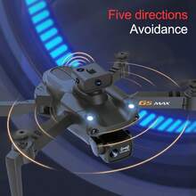 G5 Pro profesional HD ESC 2K Cámara Dual evitación de flujo óptico posicionamiento FPV Racing Drone - Negro - Ver 8