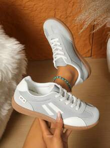 Women's Summer German Training Shoes, New Spring Autumn Lightweight Casual Flat Soft Bottom Non-Slip Mixed Color Outdoor Sports Shoes