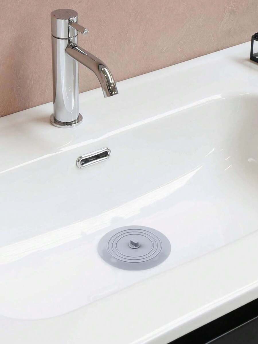Bathtub Drain Plug, Large Silicone Bathtub Drain Plug Hair Plug Essential Universal Flat Suction Cup Cover, Shower Kitchen Cover For Kitchen Bathroom Accessories And Laundry Room