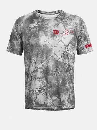 2024 Summer Men's Crew Neck T-Shirt - Fashionable Table Tennis Short Sleeve Sport Training Top, Made Of Polyester And Spandex, Machine Washable