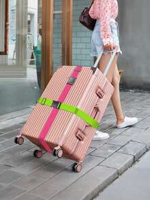 Luggage Straps, Durable Suitcase Belt Straps, Adjustable Bag Straps For Secure Luggage Wrapping, Heavy-Duty Buckle Straps For Travel, Luggage Belts,Practical Luggage Binding Strap,Anti-Explosion Binding Strap For Outing Luggage Packing Strap Travel Bag Holder Strap For Travel Flight Business Trip Holiday For Suitcase Backpack Bag For School School Accessories School Stuff - Multicolor - View 11