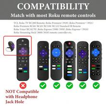 Cute Standing Silicone Remote Control Cover For Roku TV Remote/ Roku Player Remote/ Roku Voice Remote (Without Headphone Jack), Glow In The Dark Remote Case For Roku Express 4K+ HD Streaming Stick 4K Premiere Streambar Soundbar LE SE Streaming Media Device Remote Insulation, Galentines, Puppy, Carnival,Women's Day,Travel Essentials,Wedding Favours,Y2k,Bedroom,Car Accessories Women,Kitchen Decor - Multicolor - View 3