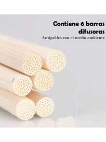 Difusor de varillas aromáticas 100ml ambientador aromas frutales frescura armonía hogar aroma duradero elegante decoración sala baño dormitorio alternativa ambientador moderno relajante decoración - Honeydew - - Ver 7