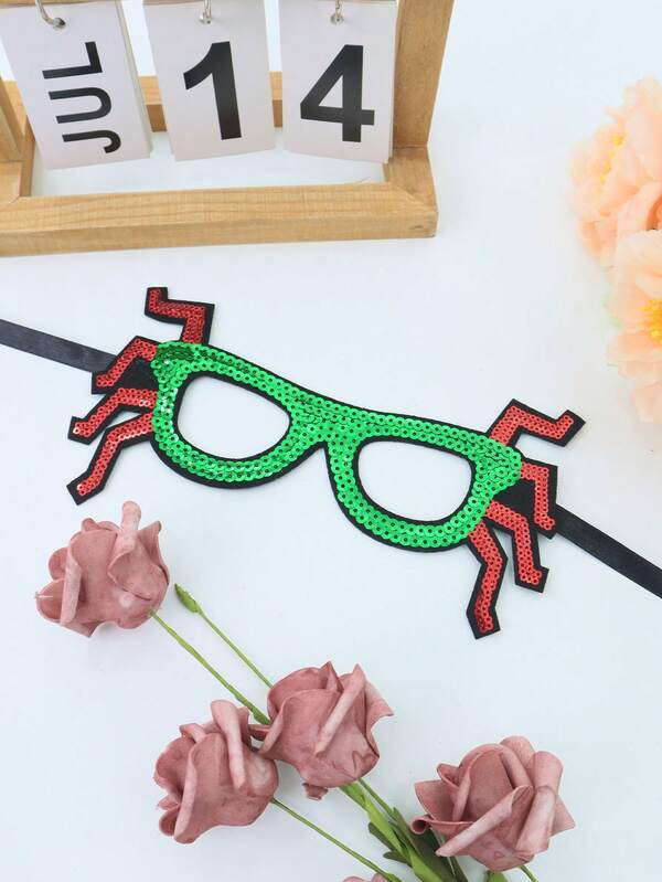 1pc Funny Eye Design Polyester Fiber Mask, Suitable For Parties, Birthdays, Carnivals, Masquerade Balls, All Seasons