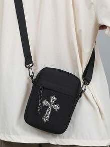 Cross Element Small Messenger Bag Shoulder Mini Small Shoulder Bag Messenger Small Backpack Messenger Bag Multifunctional Waterproof Suitable For School Outdoor Fashion Men's Gift Men's Bag Back To School Student School Supplies Autumn Halloween Teacher Shoulder Bag Side Bag Summer Travel Men's Shoulder Bag Messenger Bag Side Bag Messenger Bag Men's Bag Cylindrical Bag Christmas Sling Bag Purse Essentials