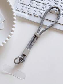 1 件短款坚固夹柄腕带，多用途，可装手机、钥匙、水瓶，可作为送给母亲、家人、朋友、生日、节日的礼物，手机挂饰，手机链