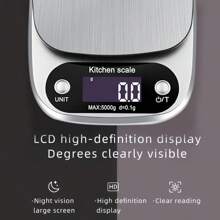 1pc Kitchen Scale, Small Electronic Scale, Home Food Fruit Jewelry Spice Scale, Weighing Range 5000g/0.1g