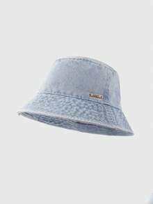 1pc Women Bucket Hat, Casual Versatile Bucket Hat, Sun Protective Summer Hat Suitable For Outdoor, Shopping, Dating, Daily Wear