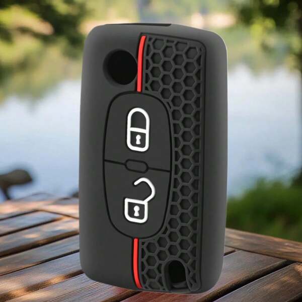 Estuche de silicona para llaves de Peugeot 206 208 207 308 RCZ 408 407 307 206 y Citroën C4 C5 C3 C2 C4L DS3 DS4 Xsara Picasso