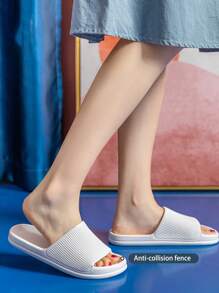 1 par de zapatillas de interior de EVA, zapatillas de hombre, zapatillas antideslizantes de mujer para el baño, para viajes de negocios en hotel, zapatillas ligeras, chanclas, zapatillas de baño, cómodas zapatillas antideslizantes de suela blanda para uso casual al aire libre en la playa, zapatos multiusos, zapatillas antideslizantes y silenciosas de suela gruesa, zapatillas de hogar de suela blanda y suave, resistentes al desgaste y al olor, adecuadas para baños y dormitorios durante la temporada de vuelta al colegio.