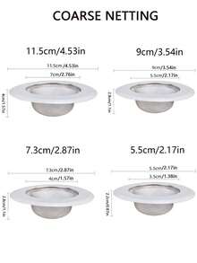 Kitchen Sink Drain Strainer And Stopper, Sink Floor Drain Strainer, Sink Anti Clogging Strainer, Round Hollow Drain Stopper For Kitchen, Garbage Disposal Stopper, Universal Anti Clogging Kitchen Sink Strainer Basket Strainer, Mother's Day Gift - Multicolor - View 10