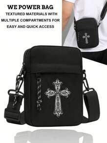 Cross Element Small Messenger Bag Shoulder Mini Small Shoulder Bag Messenger Small Backpack Messenger Bag Multifunctional Waterproof Suitable For School Outdoor Fashion Men's Gift Men's Bag Back To School Student School Supplies Autumn Halloween Teacher Shoulder Bag Side Bag Summer Travel Men's Shoulder Bag Messenger Bag Side Bag Messenger Bag Men's Bag Cylindrical Bag Christmas Sling Bag Purse Essentials