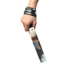 1 对举重助推带健身举重腕带防滑硅胶力量训练带硬拉Crossfit 手握腕托健身房锻炼配件健身房配件 - 彩色 - 查看 9