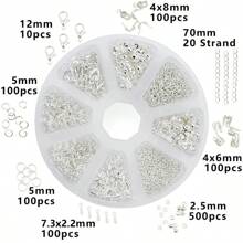 Set van 6/8/10 kralen voor sieradenaccessoires, zelfgemaakte doos voor armbanden, kettingen en oorbellen