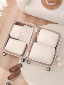 1pc Compression Travel Storage Bag Clothes Storage Bag Suitcase Organising Bag Underwear Shoes Divided Bag Large Capacity Can Be Compressed Student Dormitory Storage Suitable For Dormitory Business Trip Travel Travel - Multicolor - View 8