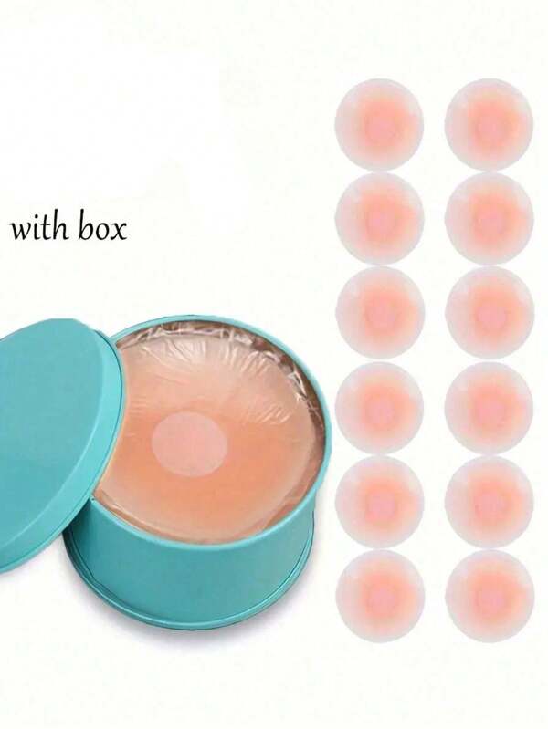 2/4/6/8/10/12 Pcs Nipple Covers, Invisible Nipple Covers For Women, Silicone Petals/Pasties Nipple Covers Reusable Washable