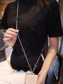 1条小花式挂绳+透明保护套 - 彩色 - 查看 4