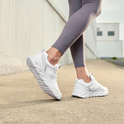 XTEP Sports Shoes Women's Shoes Comfortable Running Shoes Summer Mesh Breathable Fitness Casual Shoes Women's Lightweight Shock-Absorbing Running Shoes 879318110073