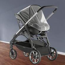 Universal Baby Stroller Mosquito Net - High Quality Mesh Fabric, Machine Washable - White - View 3