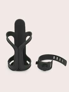 1pc 360° Rotatable Bottle Cup Holder For Baby Stroller, All-In-One - Black - View 4