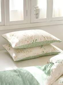 1pc/2pcs/4pcs Polyester Floral Pattern Pillow Cover Set (Pillow Inner Not Included), Soft & Comfortable, Suitable For All Seasons - Multicolor - View 12