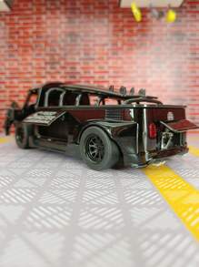 ESCBBXX 1 pièce Modèle de voiture classique vintage T1, corps en alliage de zinc, les portes des deux côtés et le coffre peuvent être ouverts, avec effets sonores et d'éclairage simulés, voiture jouet de haute qualité pour enfants, convient pour la collection et les cadeaux d'anniversaire pour les enfants, rentrée scolaire