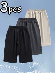 Pantalon de sport pour hommes, pantalon capri léger de style décontracté et mode avec logo brodé pour l'extérieur