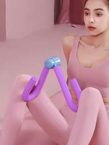 1PC Buttocks Beautifying Device , Home Fitness, S-Shaped Slimming Leg Multifunctional Leg Trainer For Body Shaping, Leg Clamping, Hip Lifting, Yoga, And Fitness - Multicolor - View 5