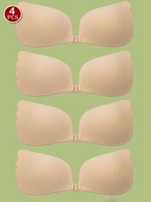 Sujetador adhesivo invisible de silicona para levantamiento de busto sin tirantes y sin espalda para mujeres de talla grande, para vestidos de noche y vestidos de novia - Multicolor - Ver 21