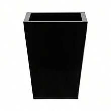 13-Inch Square Black Flower Pot: Large Capacity Design, Suitable For A Variety Of Plants, To Meet Your Gardening Needs - Black - View 1