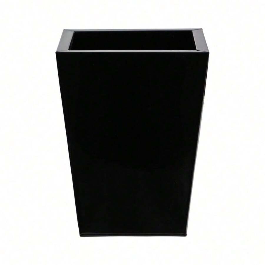 13-Inch Square Black Flower Pot: Large Capacity Design, Suitable For A Variety Of Plants, To Meet Your Gardening Needs - Black - View 1