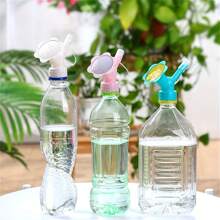 1pc 2-In-1 Sprinkler Head, Fits Soda & Beverage Bottles, Ideal For Flowers & Gardening, Threaded, Random Colors