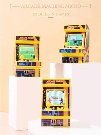 8-Bit 1.8" Color Screen Handheld Game Console, 152 Retro Classic Casual Games, Great Gift For Holidays, Birthdays, Christmas