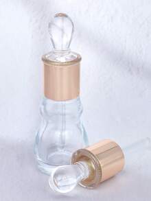 1 个 12ml 葫芦形精油滴管瓶 - 时尚便携式迷你玻璃容器、香水滚珠瓶、防漏便携式芳香疗法配件、DIY 化妆品容器，非常适合随身携带（样品/补充瓶） - 彩色 - 查看 4