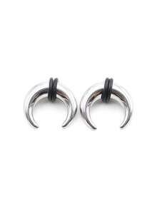 2 Chiếc Khuyên Xỏ Khuyên Tai Sừng Trâu Hình Chữ C Bằng Thép Không Gỉ, Dụng Cụ Mở Rộng Vách Ngăn, Trang Sức Cơ Thể - Vòng mũi - Xem 14