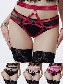 Women Plus SizeThigh Suspender Garter Belt Lingerie Waist Punk Suspender Belt Stockings Gothic Punk Party Dance Costumes Rave Accessory - Multicolor - View 1