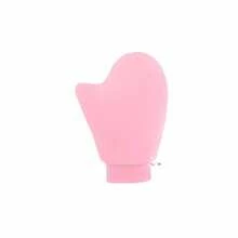 1 套免晒美黑手套套装 - 可重复使用全身和背部涂抹手套、带拇指环的美黑手套和去角质浴巾 - 免晒美黑护理手套