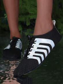 Calçados para Vadear ao Ar Livre para Mulheres, Sapatos de Areia de Secagem Rápida, Sapatos de Pesca Anti-Derrapantes para Praia, Natação, Caminhada na Água, Leves e Respiráveis, Sapatos de Caminhada Anfíbios para Uso Externo, Sapatos Aquáticos Respiráveis e Antiderrapantes para Mulheres, Tênis de Caminhada na Água para Homens, Calçados de Trilha para Casais Todo-Terreno, Calçados de Vadear ao Ar Livre para Verão Feminino de Secagem Rápida, Sapatos de Praia de Areia, Sapatos de Água Anti-Derrapantes para Trilha, Caminhada, Pesca, Natação, Leves e Respiráveis