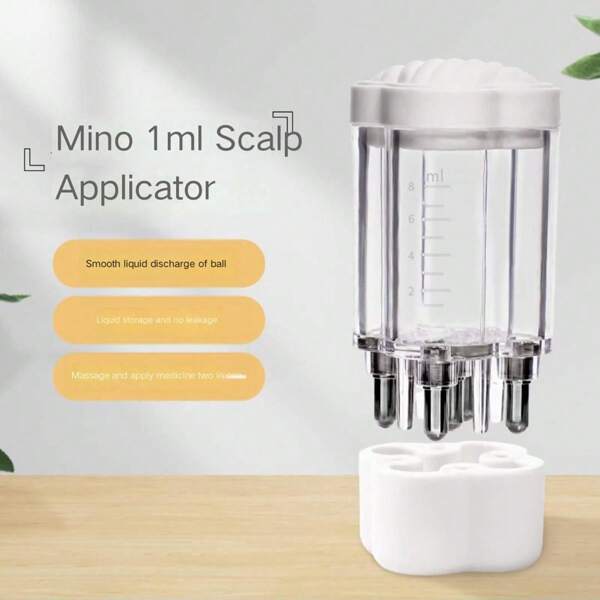 1pc Scalp Treatment Oil Roller Head Massage Comb, 5-Prong Roller Hair Growth & Fixer Serum Massage Comb, Hair Styling, Hair Stuff, Comb Hair ,Hair Accessories