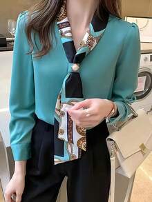Women Blouses - trắng - Xem 3