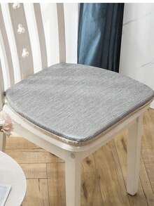 Cojín de asiento con forma de herradura de estilo sencillo y moderno para el hogar, sala de estar, comedor, silla no deslizante, alfombrilla acolchada universal para taburete, decoración del hogar, decoración de oficina, cojín de silla