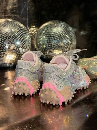 女士透气舒适柔软缓冲增高鞋，适合徒步旅行、户外活动、度假、登山、复古拼接休闲运动鞋，适合春夏秋季，女士运动鞋