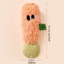 1pc Creative Pet Plush Doll Icon Series Self-Entertainment Chew Resistant Teething Doll For Dogs