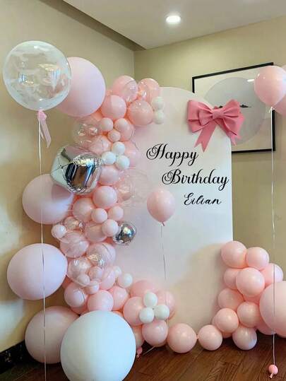 Custom Birthday Decal, Birthday Party Backdrop Custom Name Sticker, Vinyl Decal Happy Birthday For Balloon Arch, Personalized Decal , Ornamental Exquisite, Stylish, Fashionable, Modern, Colorful, Contracted Custom, Personalized,Happy Birthday Party Decorations, Happy Birthday Decal Sign For Arch Ideas, Valentine Day,Multi-Functional,Durable,Ornamental,Reusable,Exquisite,Stylish,High-Quality,Colorful,Modern,Custom,Personalized,Unique,Home Refresh,Customized Wall Stickers