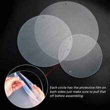 Acrylic Cake Stands, Round Cupcake Holder For Dessert Table, Party Display Stand Serving Platter For Weddings, Birthday, Bachelor Parties, Candy Bar, Pizza Risers Stand Dessert Table Display Set For BabyShower Tea Party, Buffet Risers For Display For Food